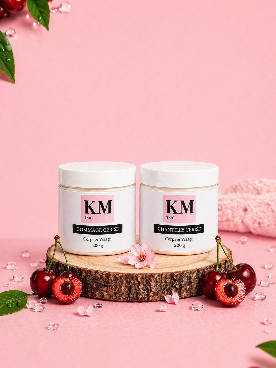 gamme scrub & chantilly cerise 🍒