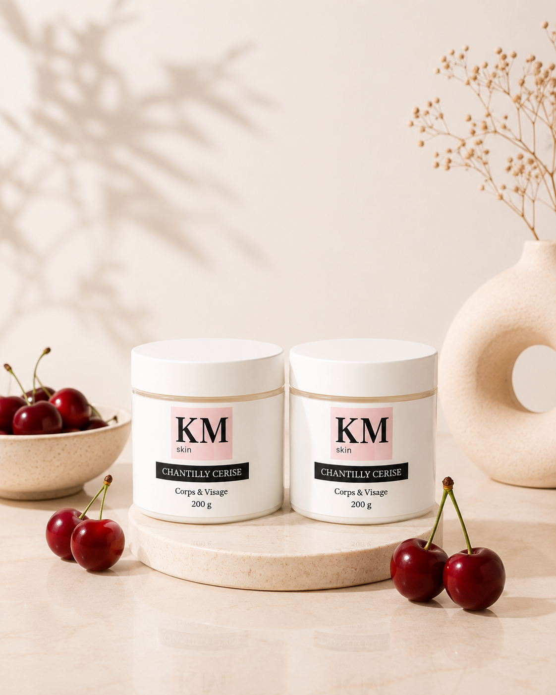 gamme scrub & chantilly cerise 🍒